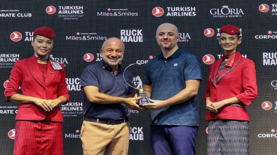 Turkish airlines hosts world golf cup in Istanbul