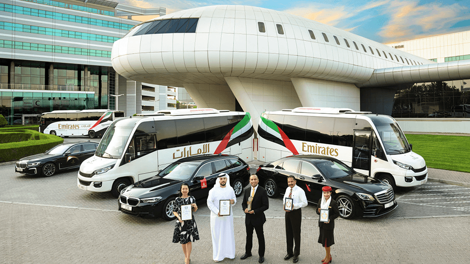 Emirates wins 5 awards in ground transport services