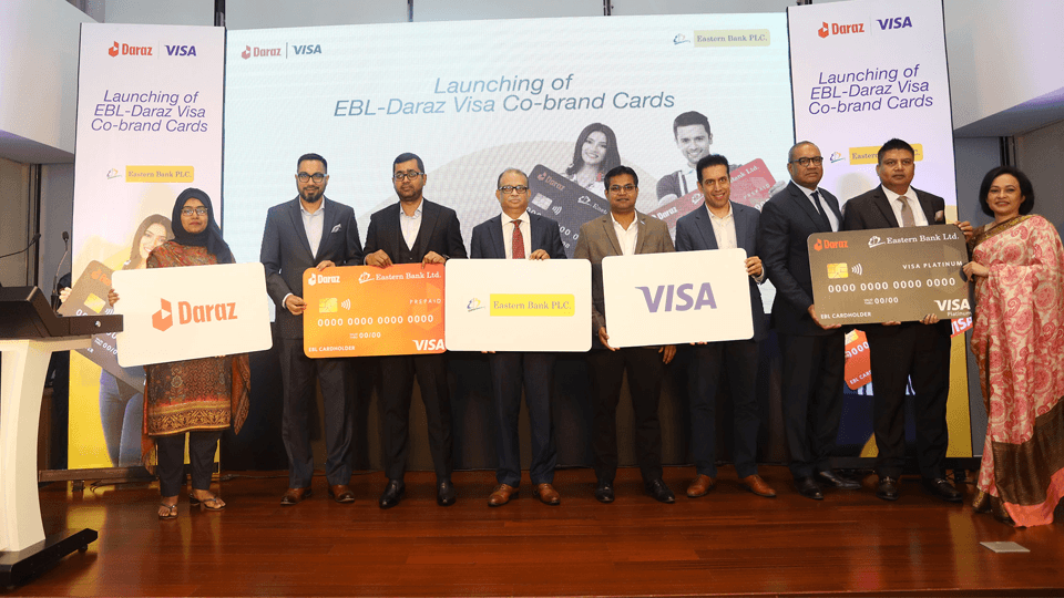 EBL and Daraz unveil Visa co-brand cards