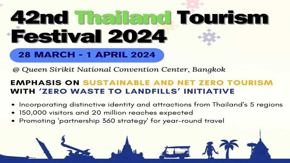 5-day Thai Tourism Festival to start on March 28