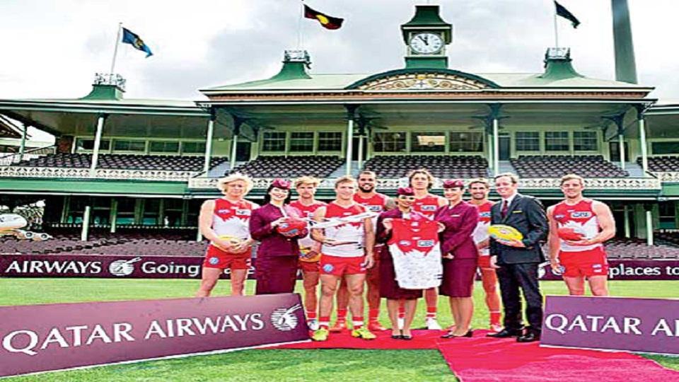 Qatar Airways announces partnership with Sydney Swans