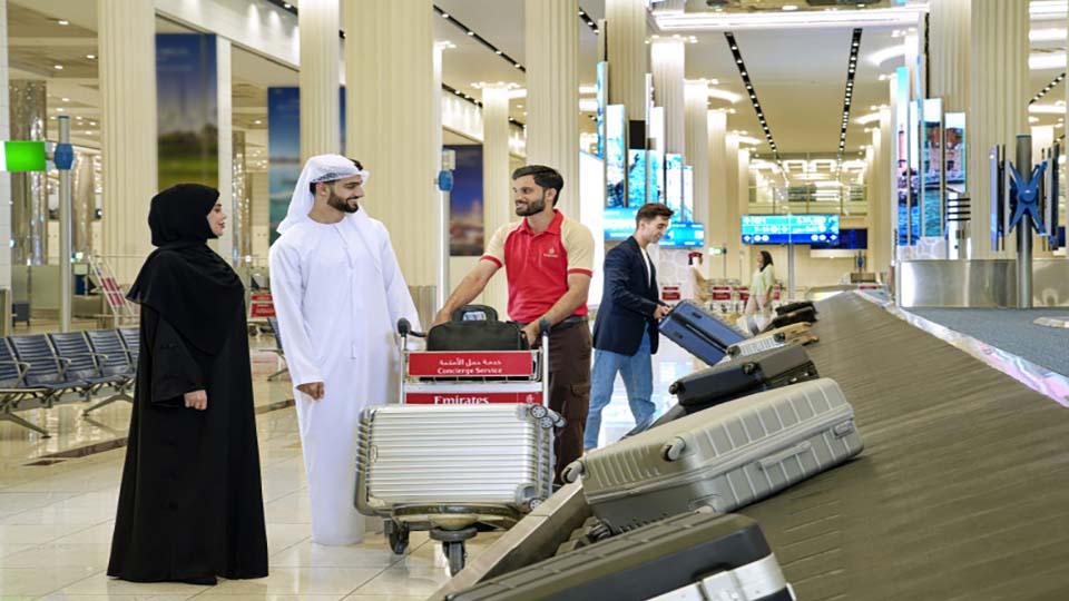 Emirates handled 2.7 million bags per month during winter
