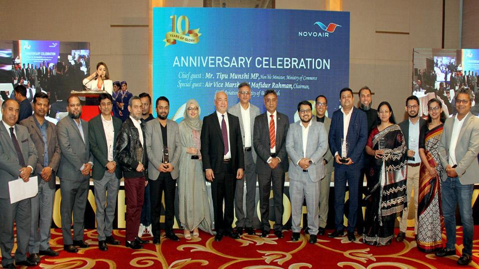 NOVOAIR celebrates 10th anniversary awarding best agents