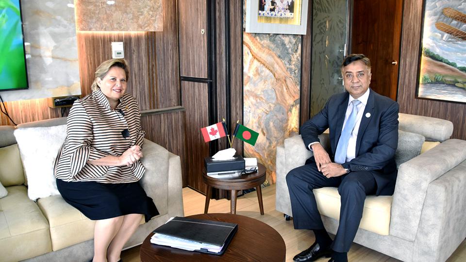 CAAB Chairman urges Canadian envoy to pursue Air Canada code-share with Biman