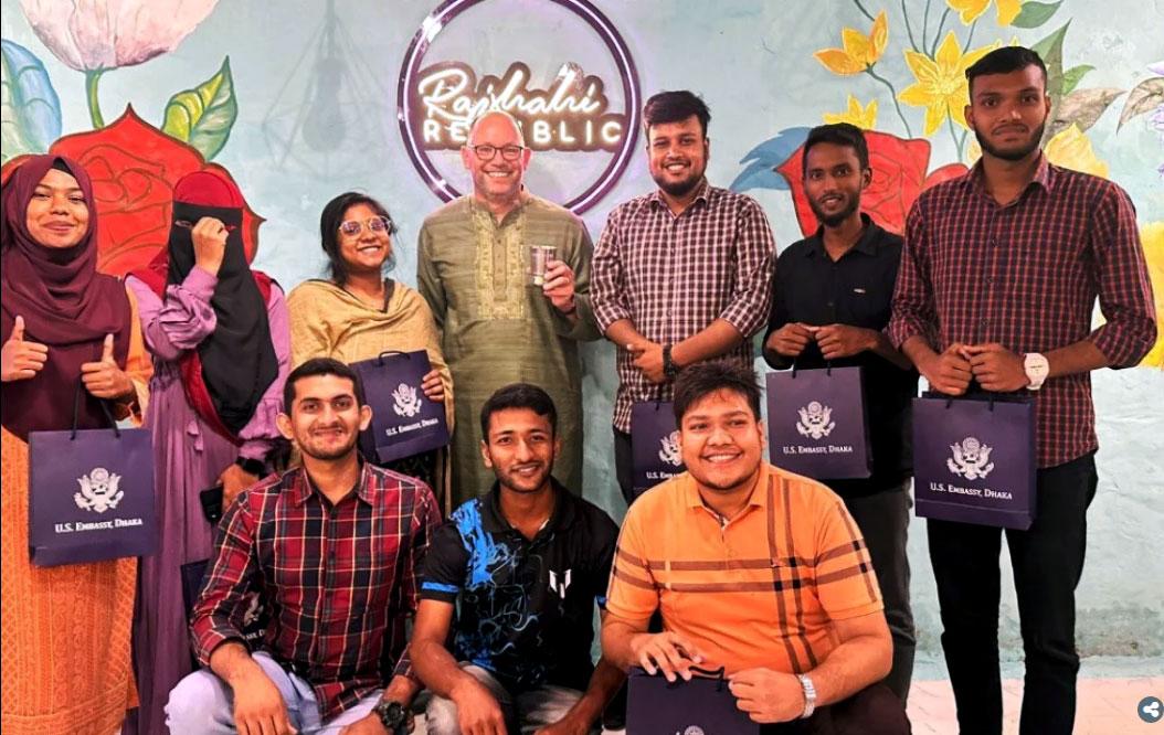 US envoy visits Rajshahi, inaugurates new American Corner