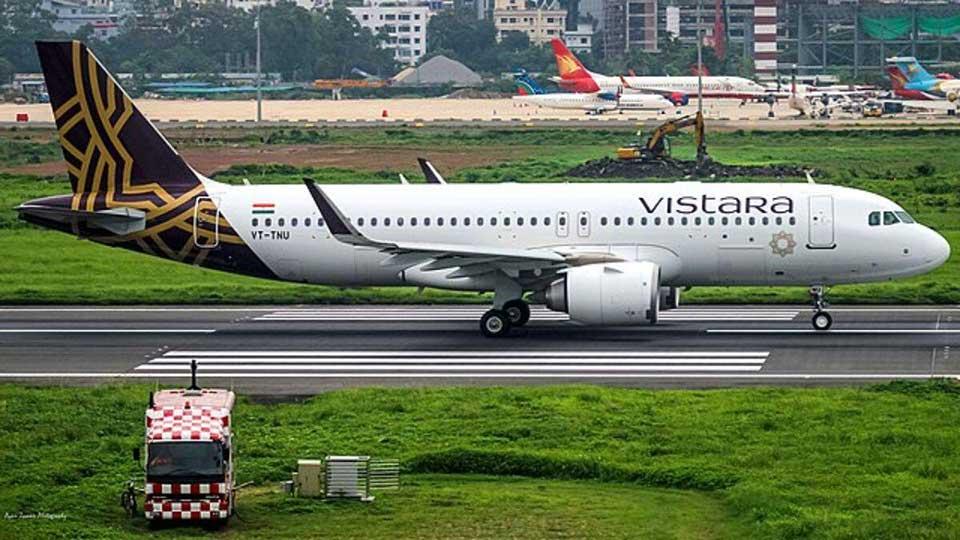 Vistara to start 2 daily services in Bengaluru