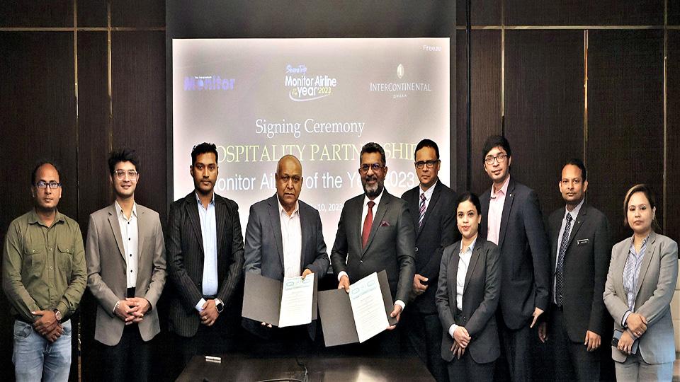 InterContinental Dhaka becomes Hospitality Partner of Monitor Airline of the Year 2023