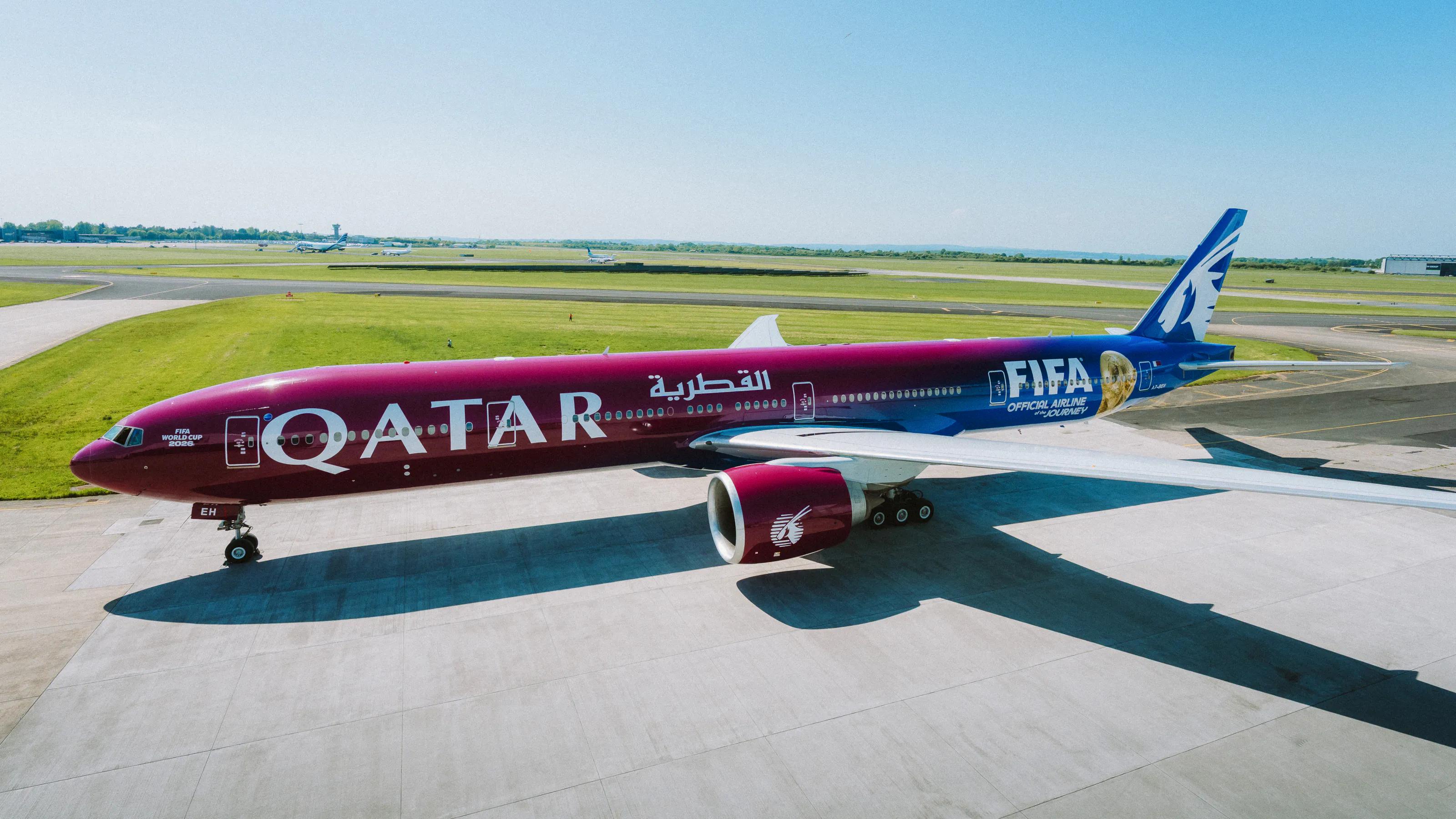 Qatar Airways unveils special World Cup livery