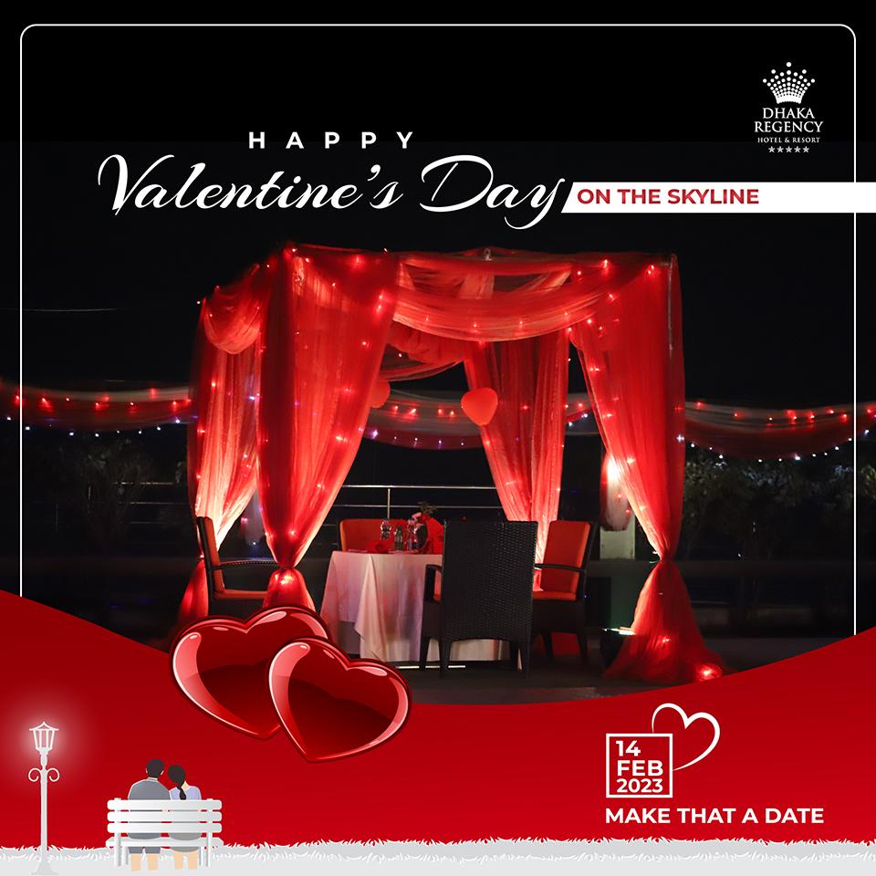 Valentine's Day celebration at Dhaka Regency