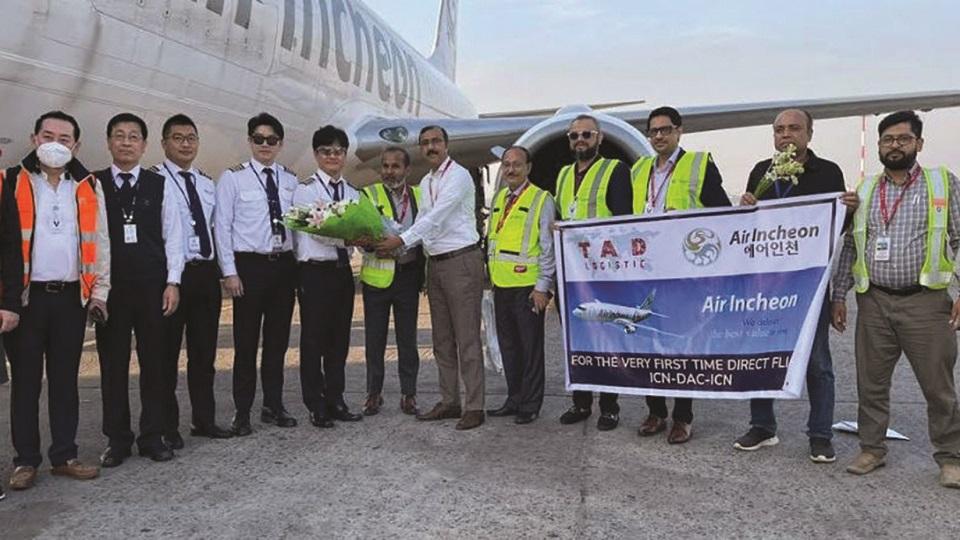 Direct cargo flights between Dhaka, Incheon launched