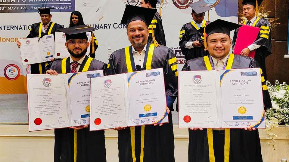 Dr Md Taslim Amin wins APAC Excellence Award 2023 for his PhD research paper