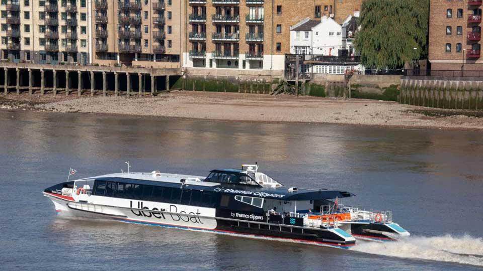 BA offers a scenic route to London City Airport by boat
