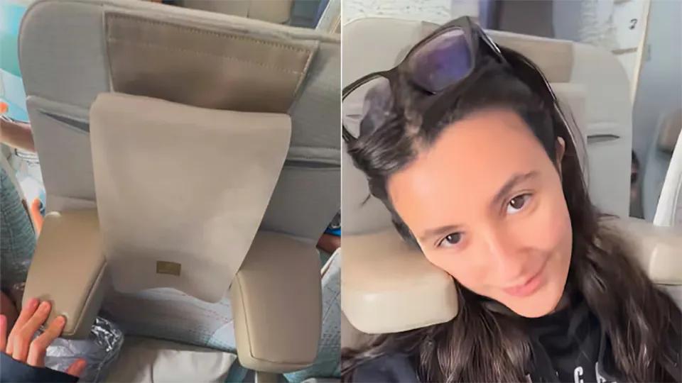 Emirates' new winged headrest seat goes viral