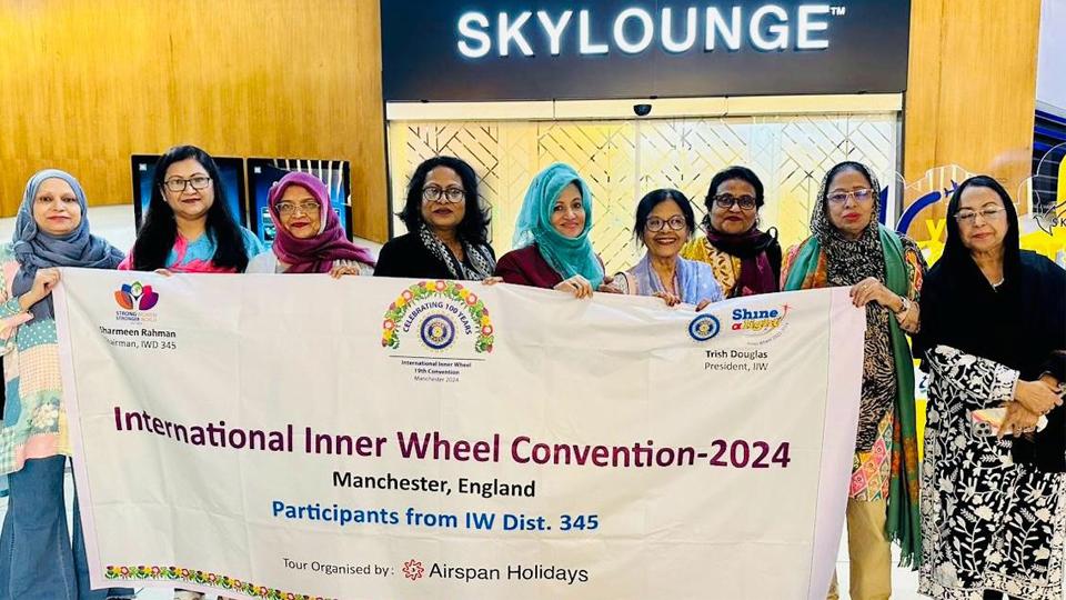 Inner Wheel delegation off to Manchester to attend centenary convention