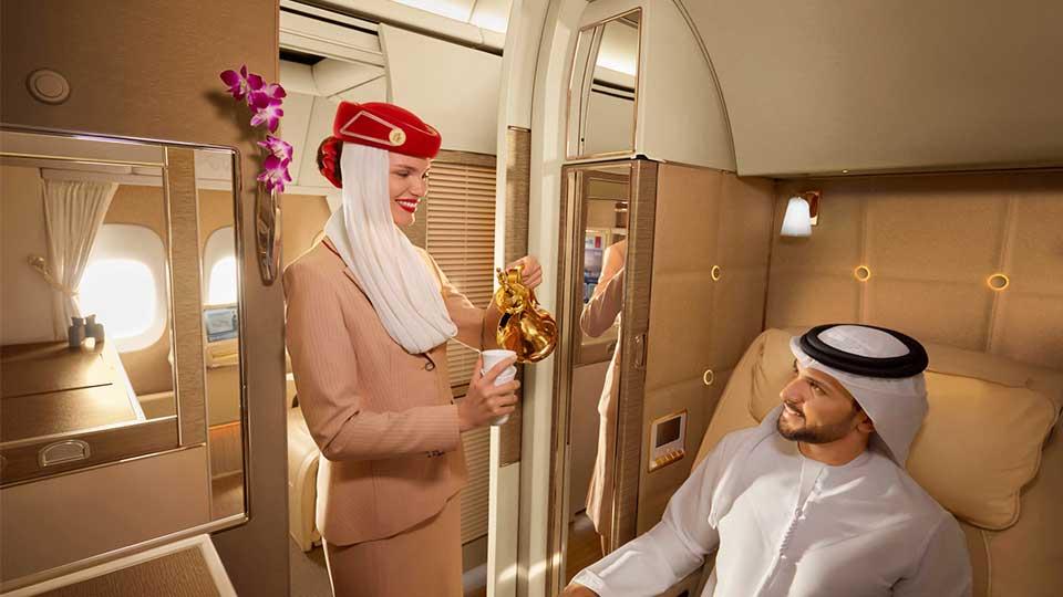 Emirates customers consume 170,000 kilograms of coffee each year