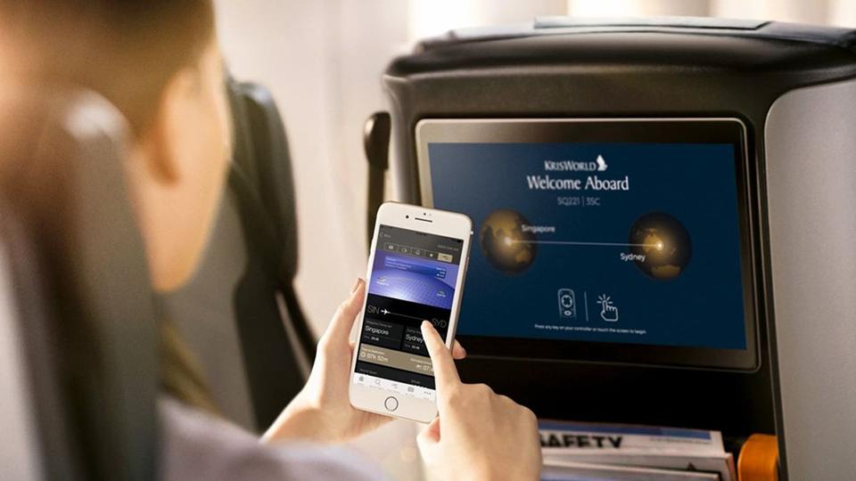 Singapore Airlines offers complimentary Wi-Fi