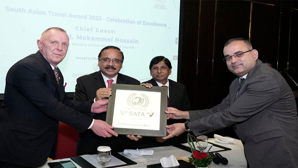 Pan Pacific Sonargaon Dhaka wins two awards at SATA 2023