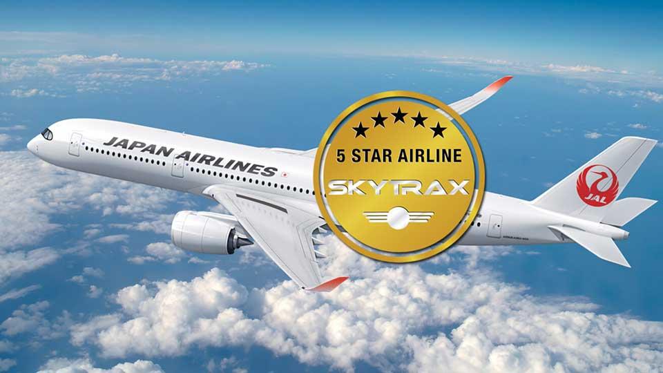 Japan Airlines continues reign as 5-Star Airline
