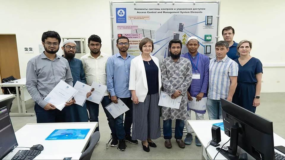 Rosatom conducts a course on Physical Protection for Rooppur NPP officials