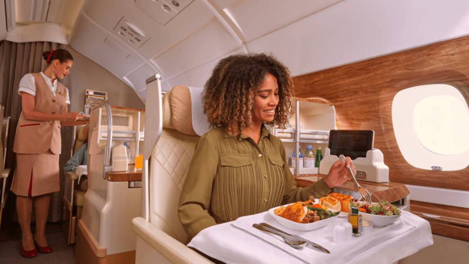 Emirates travelers can now preorder meal