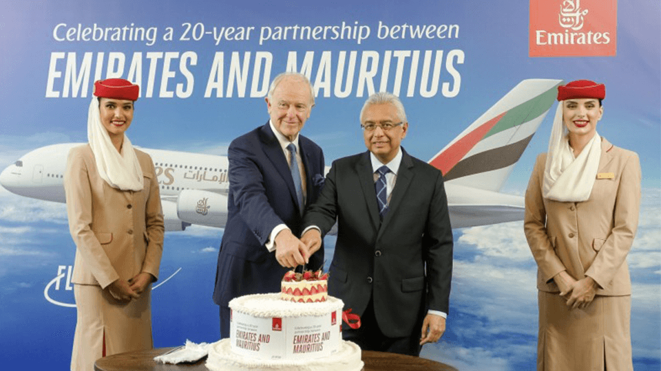 Emirates – Mauritius partnership hits 20 year mark