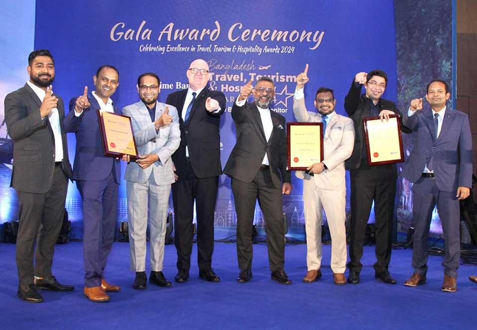 InterContinental Dhaka's hat trick at BTTHA Award 2024