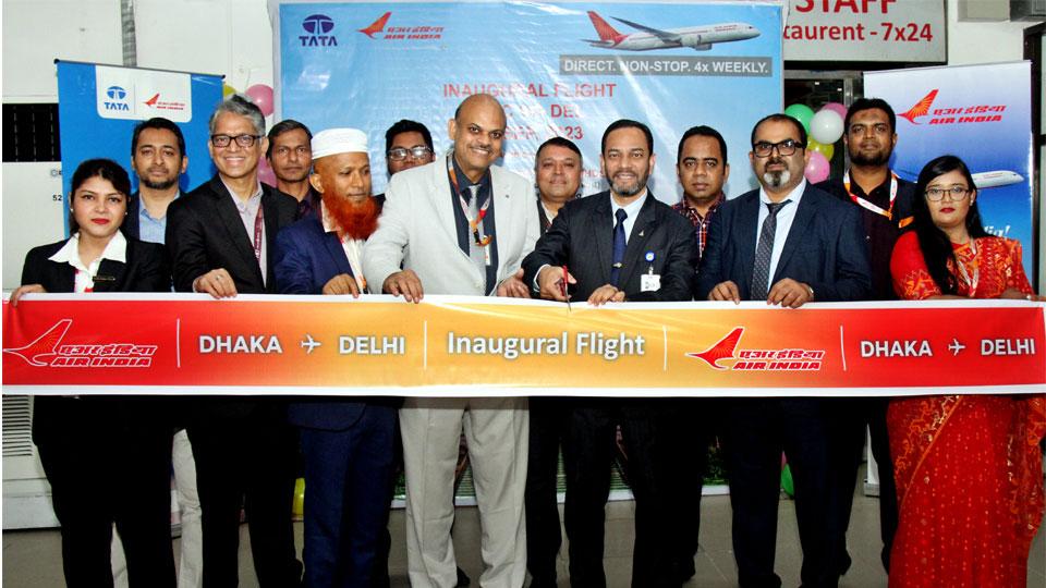 Air India’s maiden flight on Dhaka-Delhi route takes off