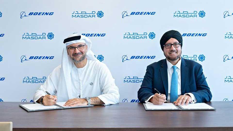 Masdar signs sustainable aviation fuel deal with Boeing