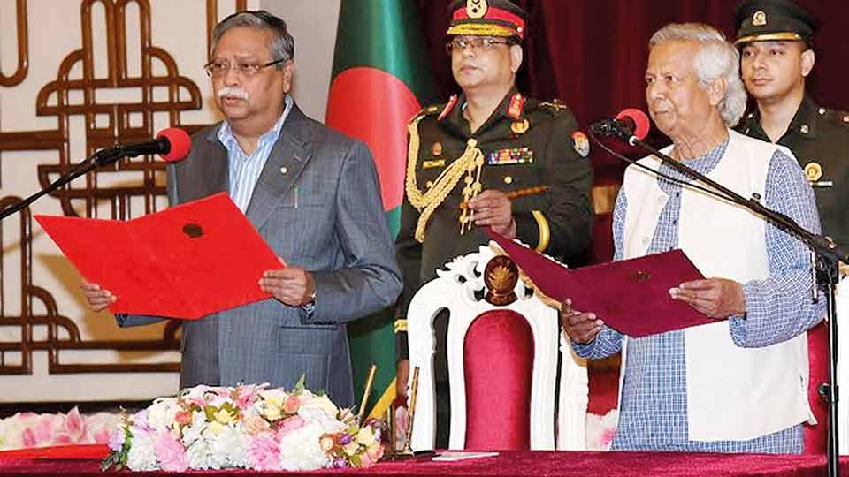 Yunus in charge of 27 ministries including Civil Aviation and Tourism