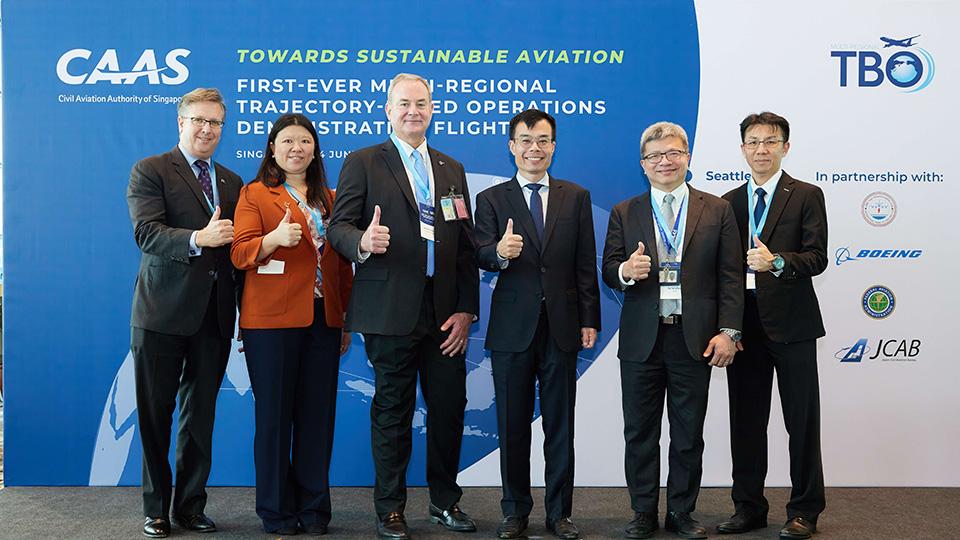 Singapore, Japan, Thailand, USA conduct world’s first trajectory-based operations demo flight