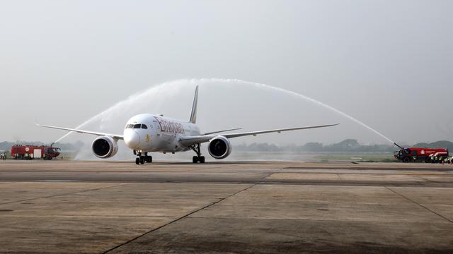 ঢাকায় নামলো ইথিওপিয়ান এয়ারলাইন্সের প্রথম ফ্লাইট